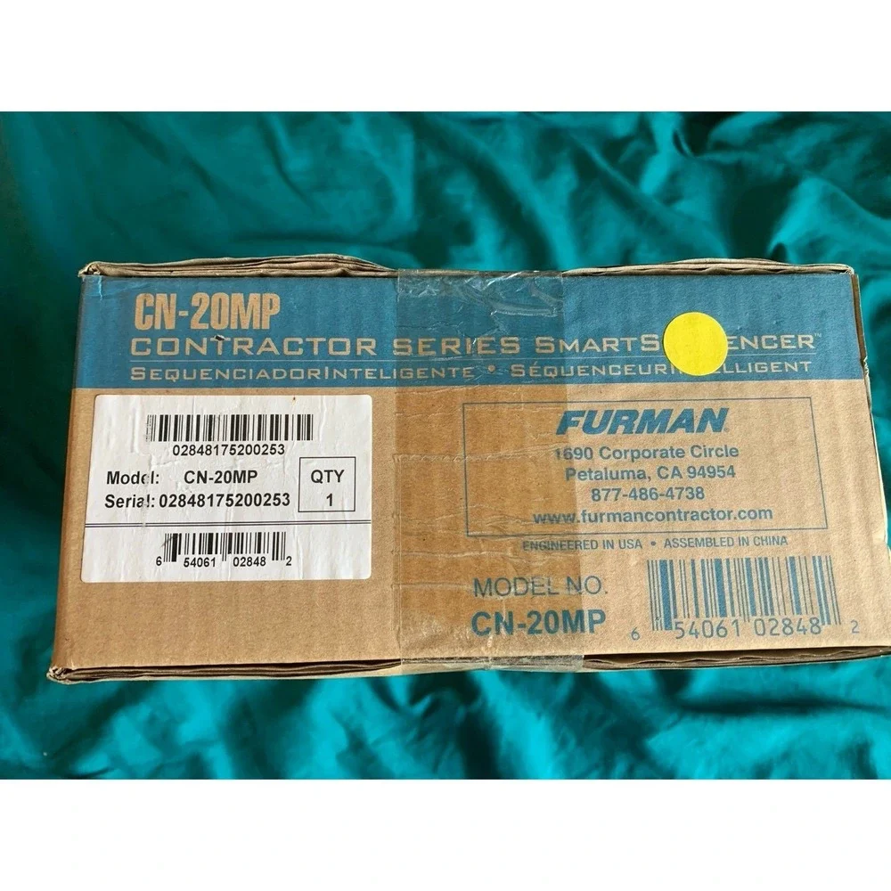 Furman CN-20MP Contractor Series Smart Sequencer Power Conditioner NIB